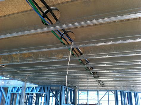 steel frame for electrical walls